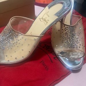 Louboutin NEW IN BOX Sparkle Heels